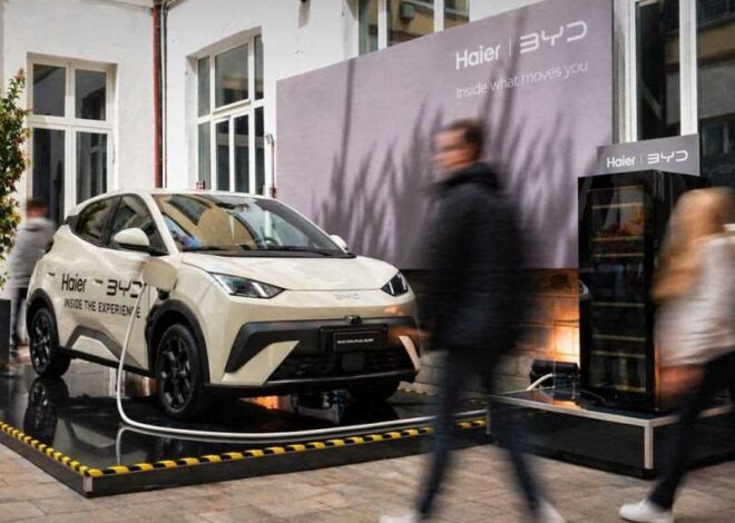Quando l’auto elettrica fa il bucato: l’ironia BYD protagonista alla Milano Design Week